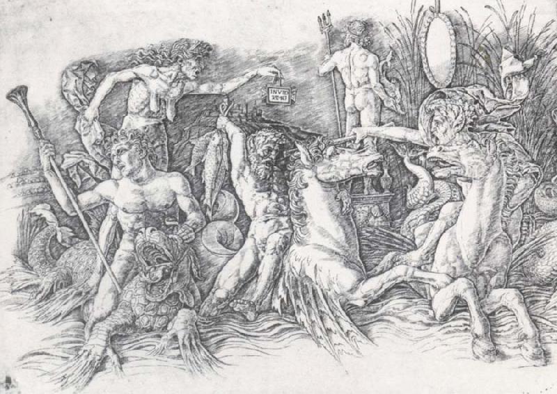 Andrea Mantegna The Battle of the Sea Gods